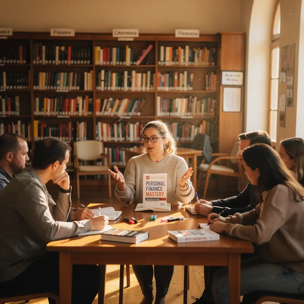 Ilustrace šablony pro měsíční rozpočet s vyplněnými položkami a výpočty
